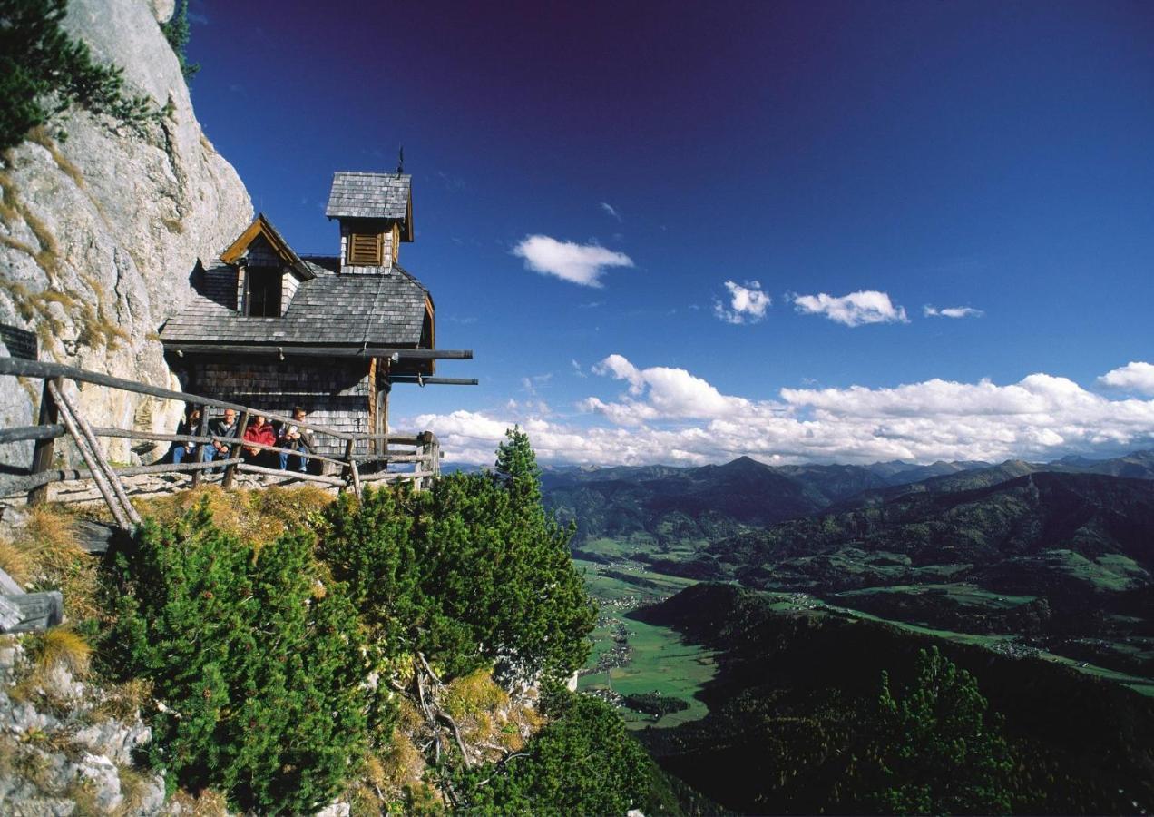 Steinerhaus Berggasthof Grobming Bagian luar foto